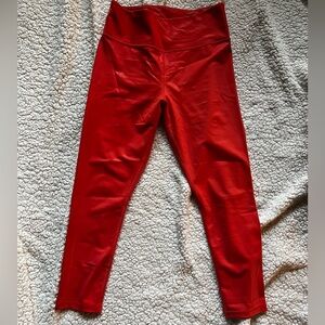 Zyia Metallic Tangerine Light and Tight Leggings